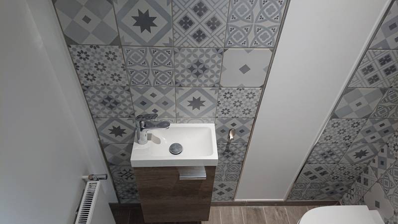 Rénovation d’un WC complet dans une maison individuelle à Beauchamp 95250