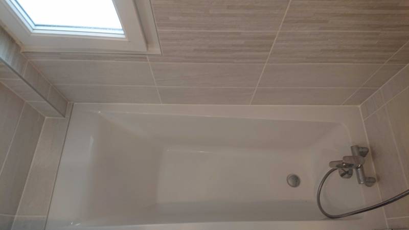 Rénovation complète d’une salle de bain avec baignoire, Le Plessis Bouchard 95130