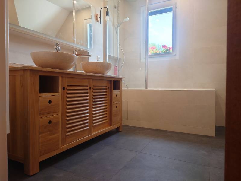 Rénovation d'une salle de bain ambiance 