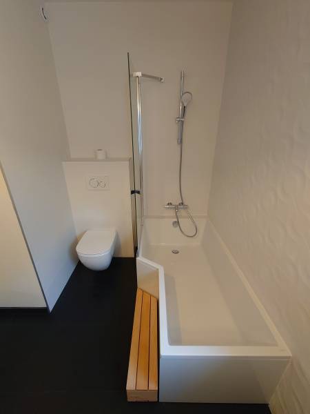 Rénovation complète d’une salle de bain avec WC dans un appartement à Saint leu la foret 95320