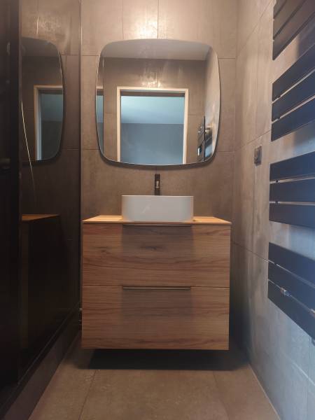 Création salle d'eau complète dans un appartement à Beauchamp 95250