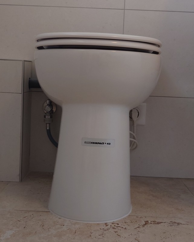 Création d'un WC compact sanybroyeur à Saint-Prix