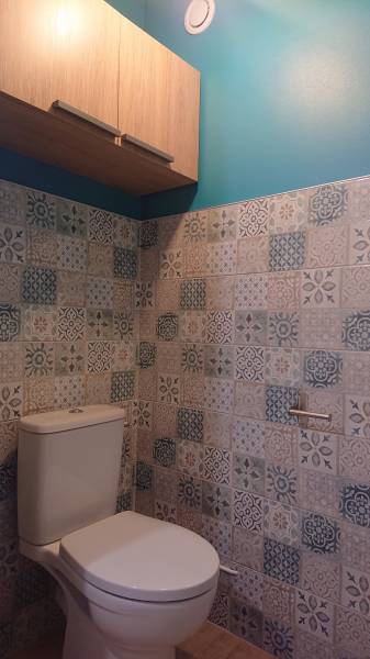 Travaux de rénovation dans un WC à Montmorency 95160